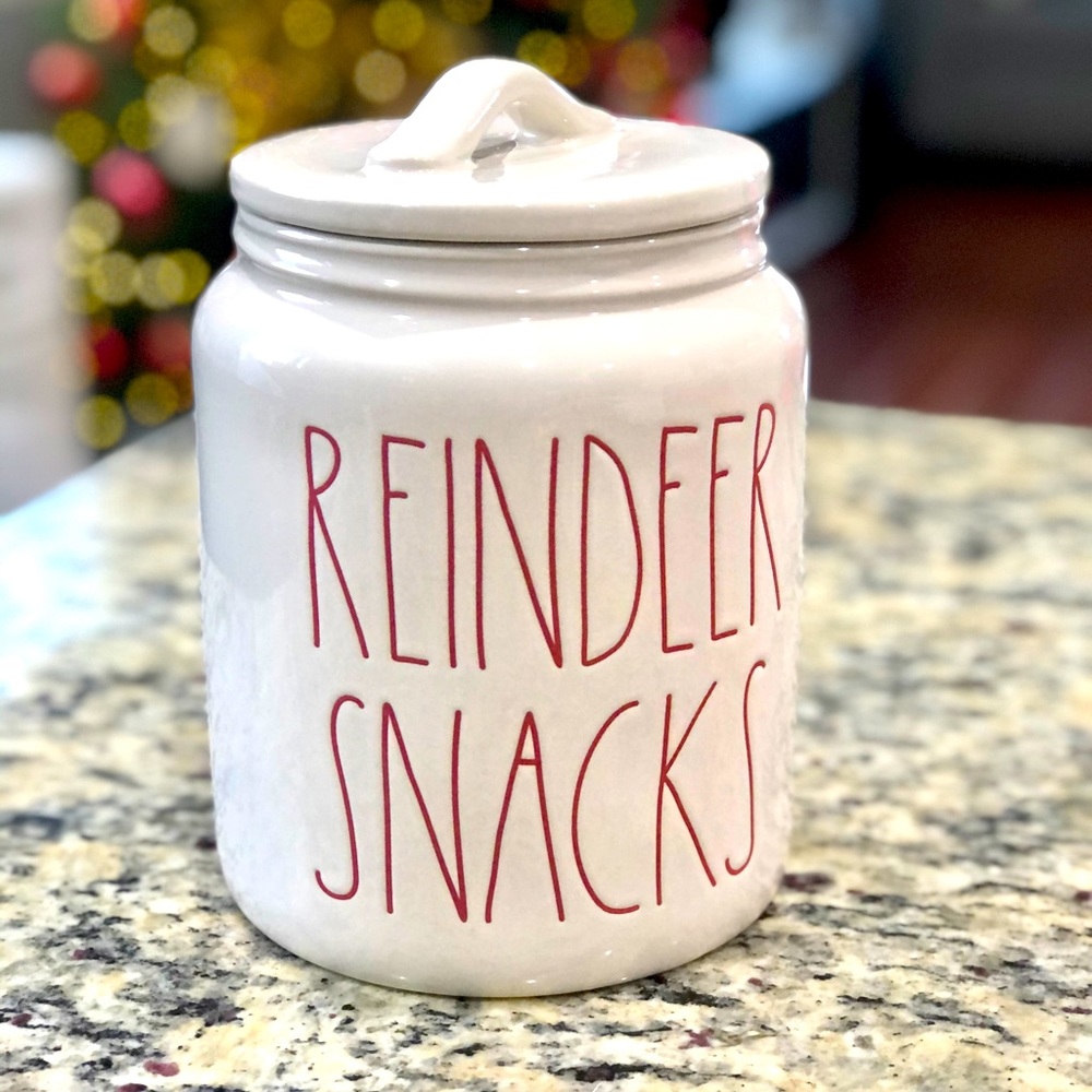 Rae Dunn Christmas canister